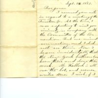 Letter to Tauy Jones from John Pratt, September 1867