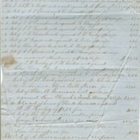 A list of Notes and accounts against the Ottawas which I bot of persons as follows