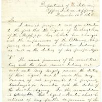 Letter to Caleb B. Smith from Wm. P. Dole, 1862 