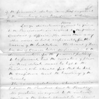 Letter from M. L. Ward with terms for accepting presidency, c. 1883